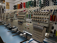 Our high grade embroidery machines produce an incredible result.